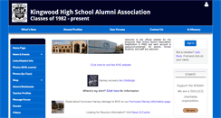 Desktop Screenshot of kingwoodalumni.org